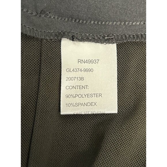 Tail Womens Black Stretch Pants Size 14 90% Polyester & 10% Spandex 17.5" Waist - Picture 5 of 8